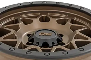 Rough Country - 78180917 | Rough Country 78 Series Wheel | Simulated Beadlock / Bronze/Black / 18x9 / 6x135 / 0mm - Image 4