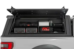 Rough Country - 734005 | Rough Country Truck Bed Cap Side Storage Bin | Passengers Side - Image 2