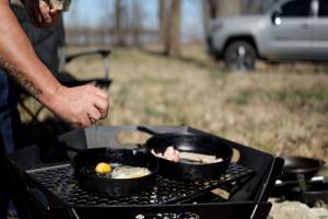 Rough Country - 117517 | Overland Collapsible Fire Pit Stainless Steel Grill Grate - Image 5