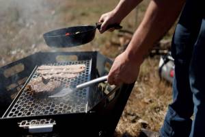 Rough Country - 117517 | Overland Collapsible Fire Pit Stainless Steel Grill Grate - Image 8