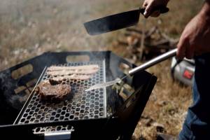 Rough Country - 117517 | Overland Collapsible Fire Pit Stainless Steel Grill Grate - Image 9