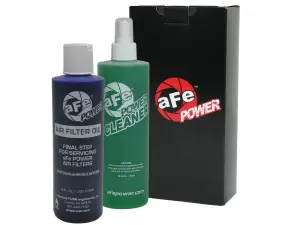 aFe Power - 90-50501 | AFE Power Air Filter Restore Kit | 8oz Blue Oil And 12oz Power Cleaner (Squeeze Oil Bottle) - Image 1