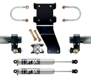 KRFDSS05S | Kryptonite Death Grip Dual Steering Stabilizer Kit With Fox 2.0 Shocks For Ford F-250 / F-350 4WD (2005-2024)