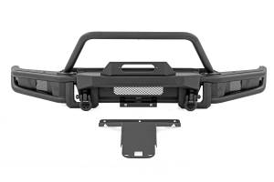 51216W | Rough Country Front Bumper Tubular For Ford F-150 (2021-2023) | With Winch Plate