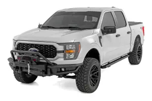 Rough Country - 51216W | Rough Country Front Bumper Tubular For Ford F-150 (2021-2023) | With Winch Plate - Image 2