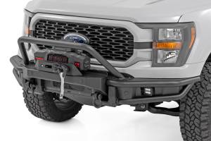 Rough Country - 51216W | Rough Country Front Bumper Tubular For Ford F-150 (2021-2023) | With Winch Plate - Image 3
