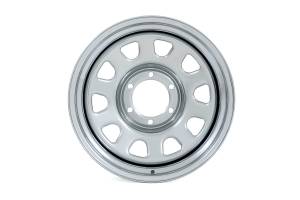 RC158545C | Rough Country Steel Wheel Chrome | 15x8 / 5x4.5 / 3.30 Bore / -19