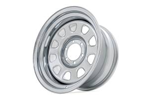 Rough Country - RC158545C | Rough Country Steel Wheel Chrome | 15x8 / 5x4.5 / 3.30 Bore / -19 - Image 4
