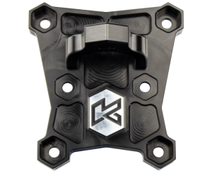 KRX3RP2 | Kryptonite Death Grip Rear Radius Plate For Can-Am Maverick X3 (2017-2021) | With Tow Hook For Hitch Ball Mount