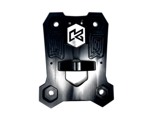 KRZRPRO2 | Kryptonite Death Grip Rear Radius Plate For Polaris RZR Pro R / Turbo R / Pro S (2017-2021) | With Tow Hook For Hitch Ball