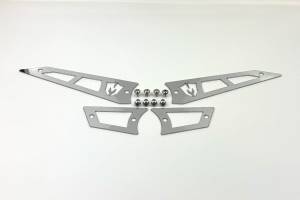 50791 | McGaughys Replacement Stainless Steel Badges for Upper Control Arms, 2019-2025 GM Truck 1500