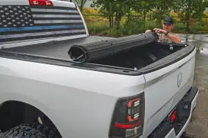 Rough Country - 50319550 | Rough Country Hard Roll Up Bed Cover For Ram 1500 (2009-2018) / 2500 (2010-2024) | 5' 7" Bed - Image 9
