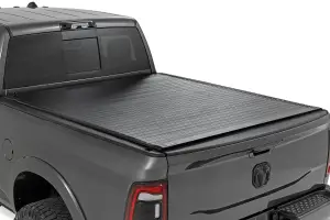 50309650  | Rough Country Hard Roll Up Bed Cover For Ram 1500 (2009-2018) / 2500 (2010-2024) | 6' 4" Bed
