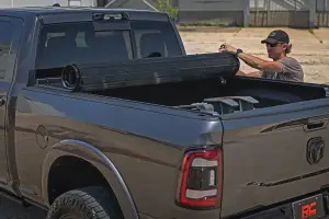Rough Country - 50309650  | Rough Country Hard Roll Up Bed Cover For Ram 1500 (2009-2018) / 2500 (2010-2024) | 6' 4" Bed - Image 3