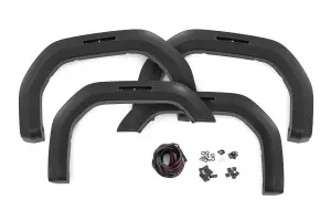 S-G11912 | Rough Country Fender Flares Sport GMC Sierra 2500 HD / 3500 HD (2020-2025) | Flat Black