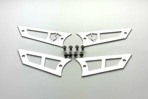 52415 | McGaughys Replacement Stainless Steel Badges for Upper Control Arms, 2020-2025 GM Truck 2500/3500