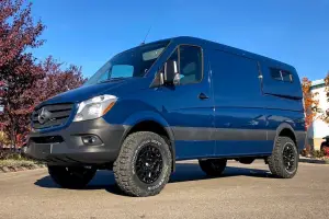 7171-M-RS | Van Compass Stage 4 System 2 Inch Lift with Struts (2007-2018 Sprinter 2500 2WD | Under 8500 LBS)