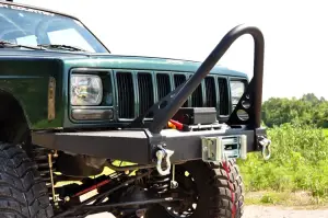 Rough Country - 1055 | Rough Country Bumper Stinger Bar For Jeep Cherokee XJ 2WD/4WD | Only Fits RC Bumper Kits - Image 4