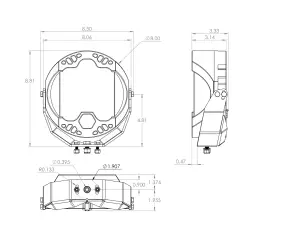 Van Compass - BAJ320003-2 | Van Compass Baja Designs LP9 Pro | Driving / Combo LED - Image 1