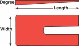 SPC Performance - 10432 | SPC Performance Alignment Shim Aluminum Alloy | Length - 5", Width - 2.5", Degree - 2.0, 6 Shims - Image 2