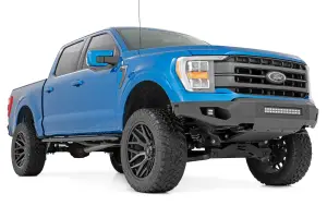Rough Country - 10809A | Rough Country High Clearance Front Bumper With LED Lights And Skid Plate For Ford F-150 | 2021-2025 - Image 8