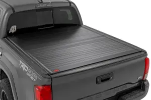 50420500 | Rough Country Hard Roll Up Bed Cover For Toyota Tacoma (2016-2023) | 5' Bed
