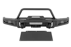51214W | Rough Country Front Bumper Tubular For Ram 1500 | With Winch Plate