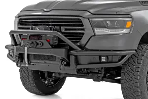 Rough Country - 51214W | Rough Country Front Bumper Tubular For Ram 1500 | With Winch Plate - Image 3