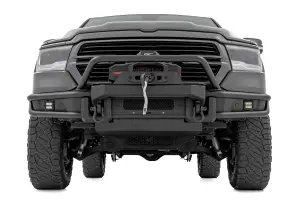 Rough Country - 51214W | Rough Country Front Bumper Tubular For Ram 1500 | With Winch Plate - Image 2
