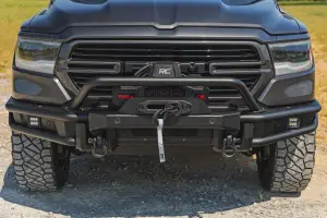 Rough Country - 51214W | Rough Country Front Bumper Tubular For Ram 1500 | With Winch Plate - Image 8