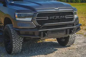 Rough Country - 51214 | Rough Country Front Bumper Tubular For Ram 1500 | Without Winch Plate - Image 9