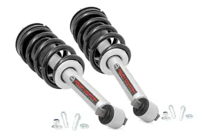 501195 | Rough Country Loaded Strut Pair For Chevrolet Silverado 1500 / GMC Sierra 1500 4WD | Stock Height