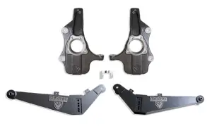 KS330824 | Maxtrac 2 Inch Front / 4 Inch Rear Lowering Kit (2021-2025 Suburban, Tahoe, Yukon | Magneride/Adaptive Ride)