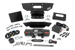93206 | Rough Country Winch Mount For For Polaris RZR XP 1000 | With RS6500S Winch