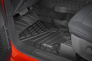 Rough Country - FF-51602 | Rough Country Flex-Fit Floor Mats For Ford Bronco 4WD | Front & Rear - Image 2