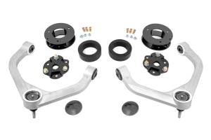 60800 | Rough Country 3 Inch Lift Kit For Jeep Wagoneer 4WD | Aluminum Control Arm Finish