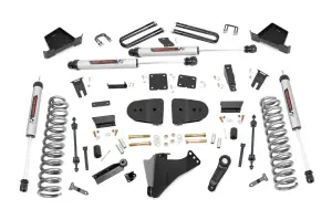 400157 | Rough Country 4.5 Inch Lift Kit For Ford F-250/F-350 Super Duty 4WD | V2 Monotube Shocks