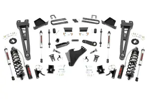 400358 | Rough Country 4.5 Inch Coilover Conversion Lift Kit For Ford F-250/F-350 Super Duty 4WD | Radius Arms, V2 Monotube Shocks