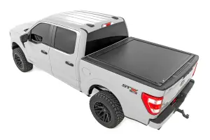Rough Country - 51509550 | Rough Country Power Retractable Bed Cover For Ford F-150 | 5'7" Bed - Image 2