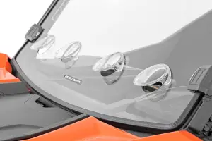 Rough Country - 98201930 | Rough Country Scratch Resistant Vented Full Windshield For Can-Am Maverick Sport 1000R - Image 4
