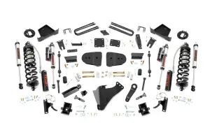 400259 | Rough Country 6 Inch Coilover Conversion Lift Kit For Ford F-250/F-350 Super Duty 4WD | Vertex Adjustable Shocks