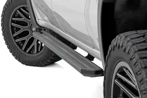 55007 | Rough Country Multi Color LED Running Boards For Chevrolet Silverado / GMC Sierra 1500, 2500 & 3500 | Crew Cab
