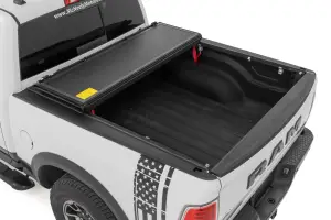 Rough Country - 47319550B | Rough Country Hard Low Profile Bed Cover For Dodge Ram 1500 & 2500 Or Ram 1500, 2500 & 3500 | 5' 7" Bed - Image 2