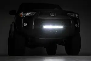 Rough Country - 10744 | Rough Country Front Bumper For Toyota 4Runner 2WD/4WD | Black Series Light - Image 3