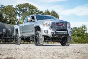 Rough Country - 10370 | Rough Country 5 Inch Lift Kit For Chevrolet/GMC 2500 HD & 3500 HD | V2 Monotube Shocks - Image 2