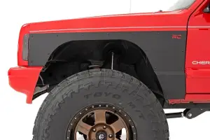 Rough Country - 10577_A | Rough Country Full Body Armor For Jeep Cherokee XJ 2WD/4WD | Front - Image 2