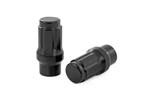 Rough Country - 121524BLET | Rough Country M12 x 1.5 Lug Nut Set of 24 | Black, Closed End, Extended Thread - Image 2