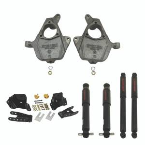 1009ND | Belltech 2 Inch Front / 4 Inch Rear Lowering Kit Nitro Drop 2 Shocks (2001-2006 Silverado, Sierra 1500 2WD | Std. Cab / Short Bed)