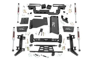 Rough Country - 16140 | Rough Country 6 Inch Lift Kit For Chevrolet K2500 Suburban, K2500 & K2500 / GMC K3500 | M1 Monotube - Image 1