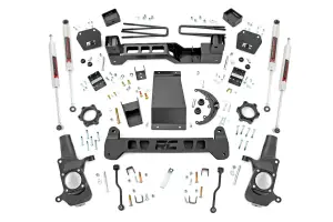 25940 | Rough Country 6 Inch Lift Kit For Chevrolet Silverado/GMC Sierra 2500 4WD | M1 Monotube Shocks